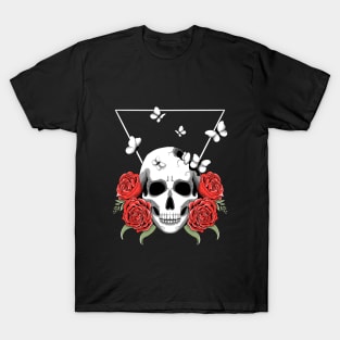 Floral Skull T-Shirt